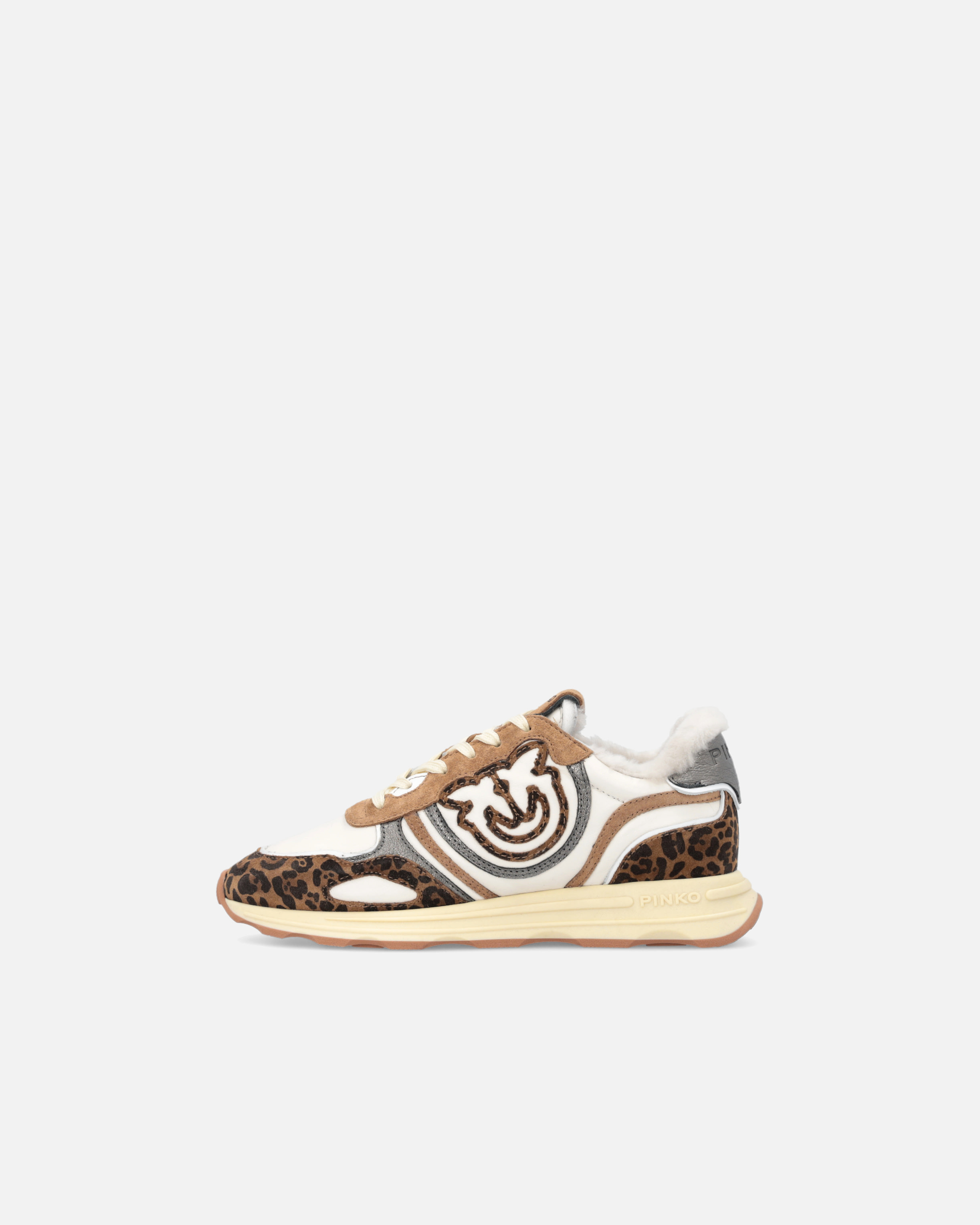 SNEAKERS WITH LOVE BIRDS LOGO AND ANIMAL PRINT - 5