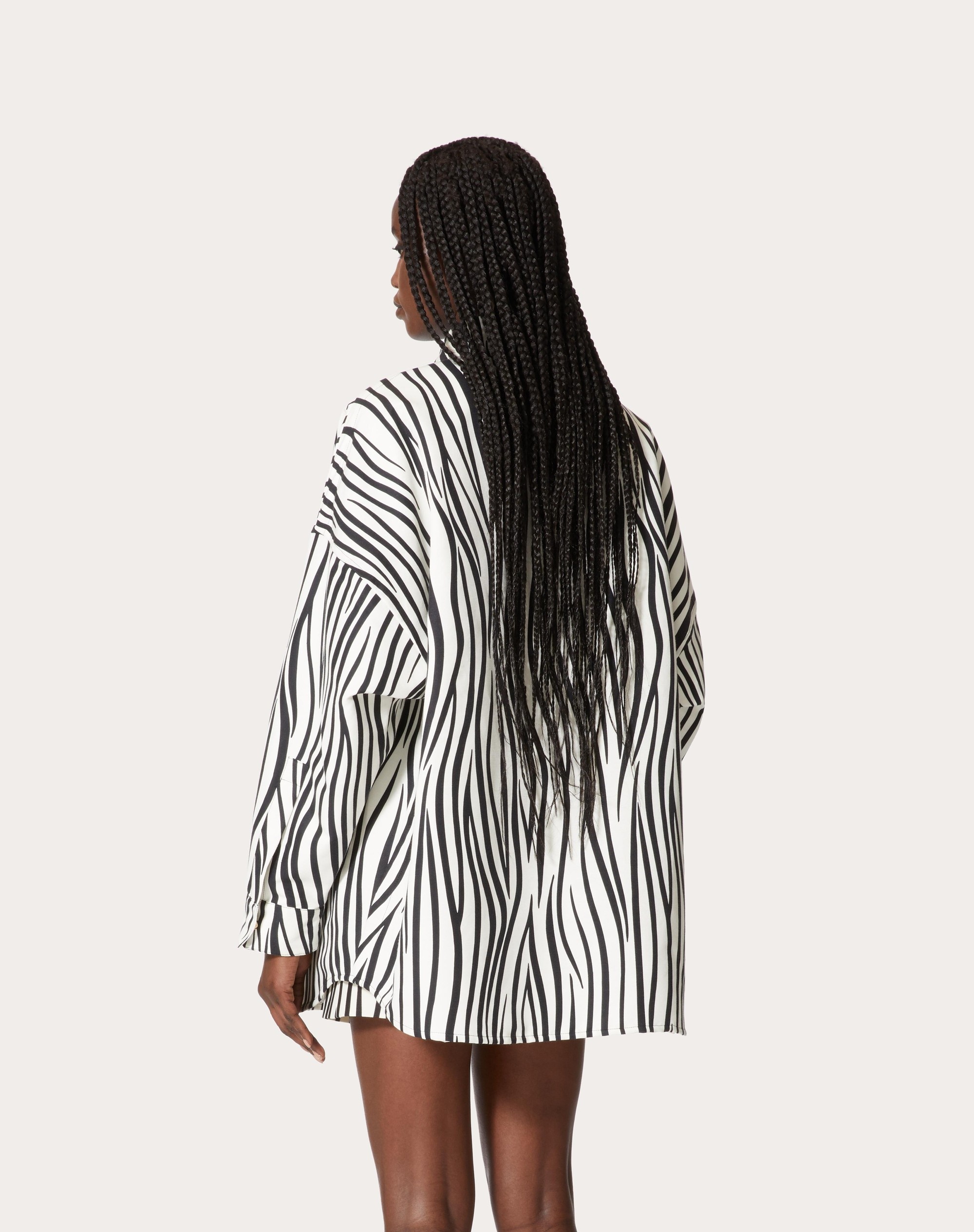 FAILLE OVERSHIRT WITH ZEBRA 1966 PRINT - 4