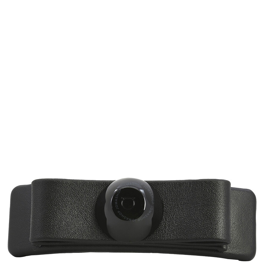 FERRAGAMO Salvatore Ferragamo Ladies Black Leather Hair Clip