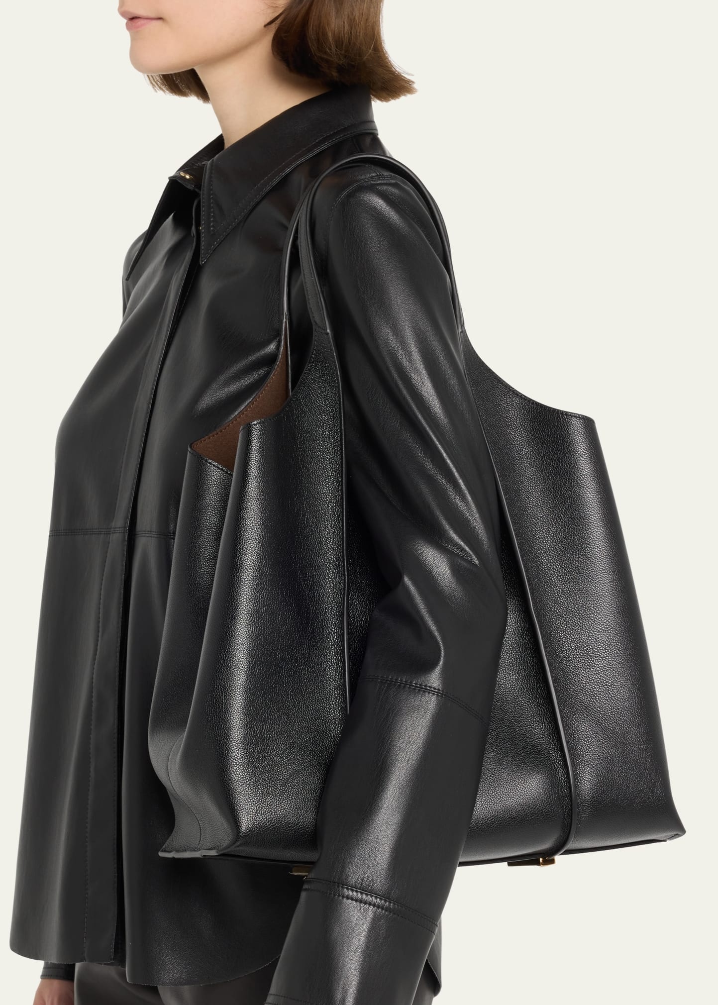 Amanda Leather Hobo Bag - 2