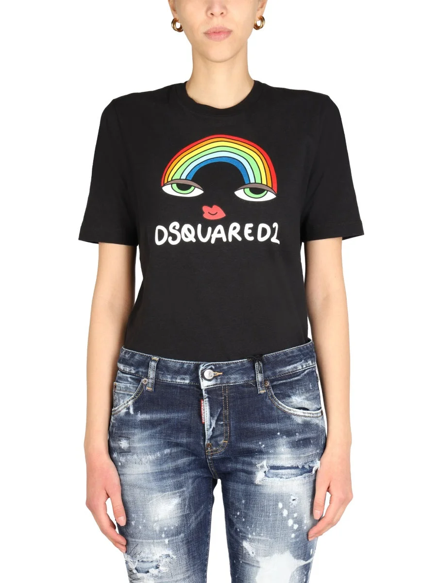 Dsquared Women Rainbow Renny T-Shirt - 1