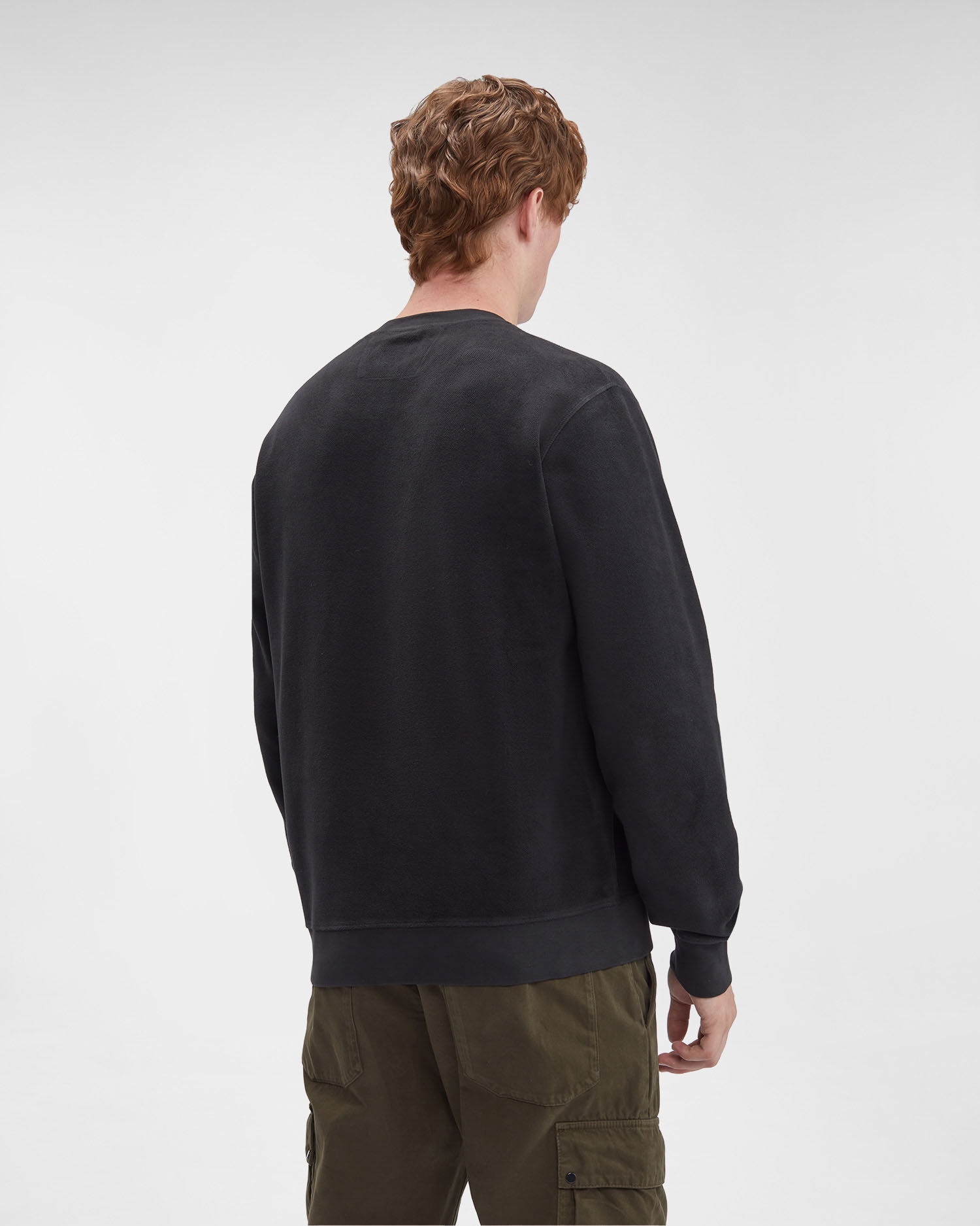 Reverse Brushed & Emerized Diag. Fleece Sweatshirt - 3