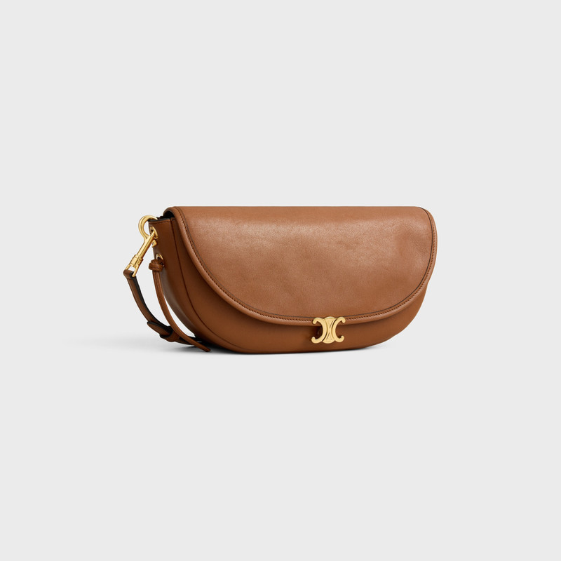 CELINE LITTLE HALFMOON SOFT TRIOMPHE IN SUPPLE SHINY LAMBSKIN outlook