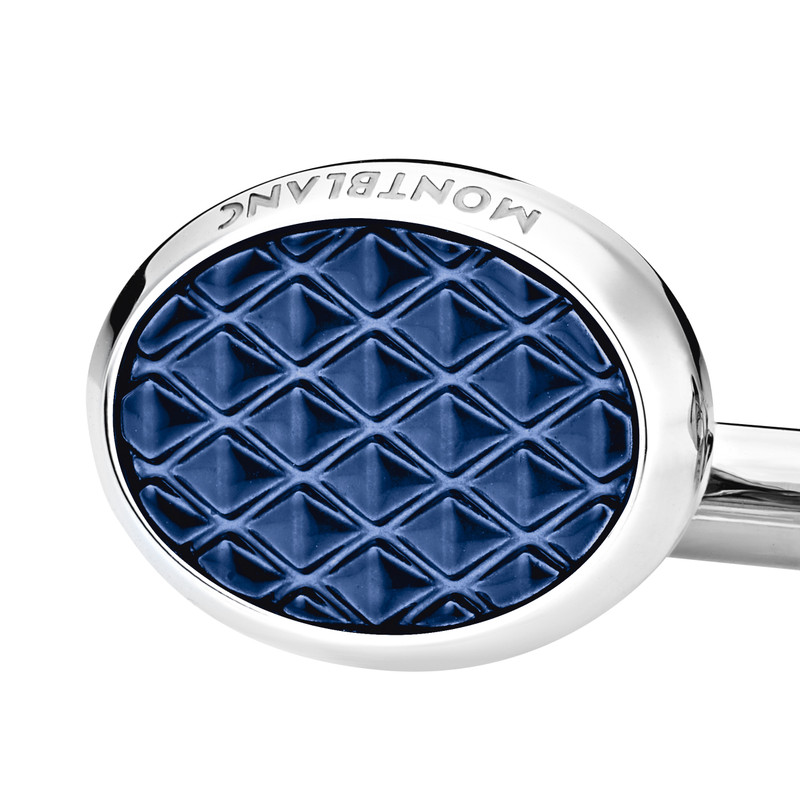 Montblanc Meisterstück Cufflinks Oval Steel Lacquer outlook