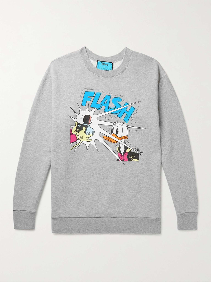 + Disney Printed Cotton-Jersey Sweatshirt - 1