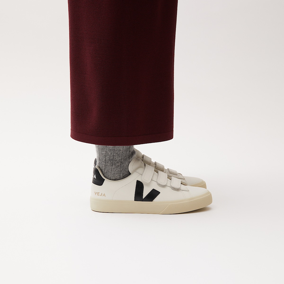 RECIFE LEATHER WHITE BLACK - 4