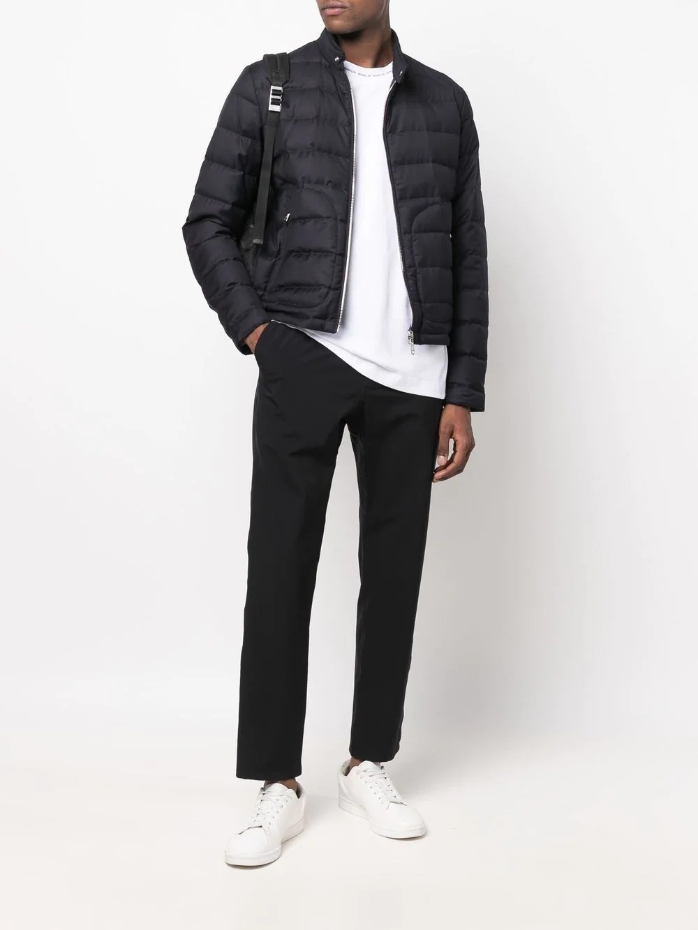 quilted zip-up jacket - 2