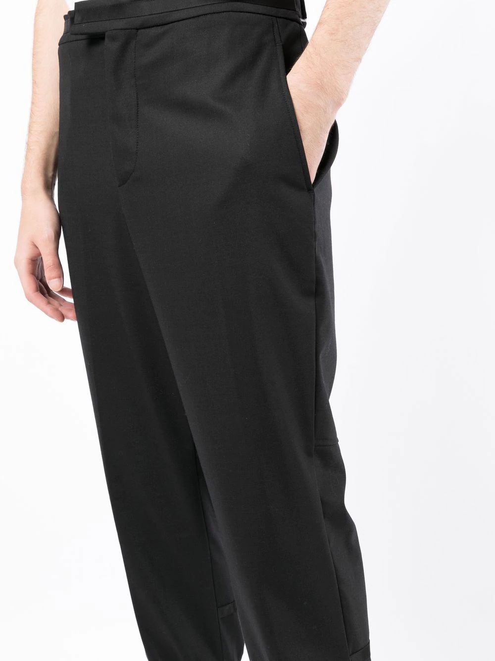 Travel Rib Cuff tailored trousers - 5