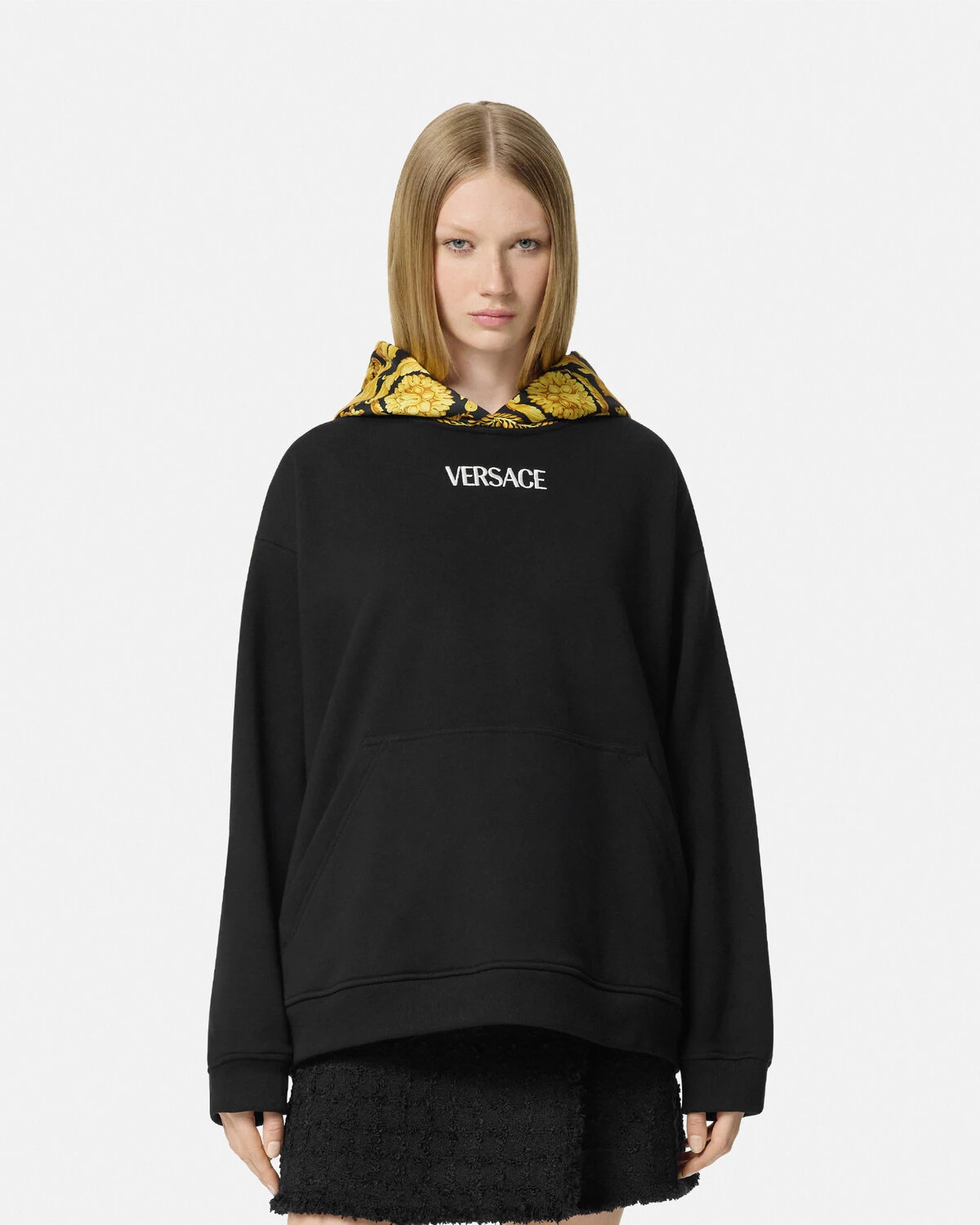 Barocco Paneled Hoodie - 4