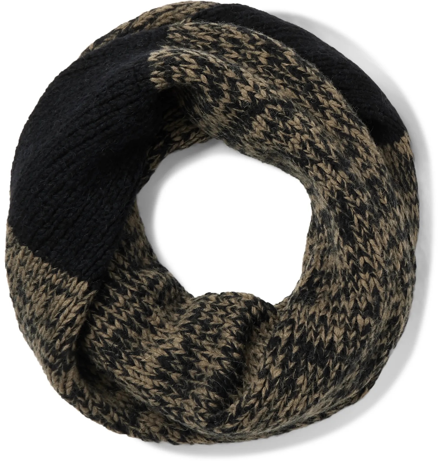 Mélange Merino Wool-Blend Scarf - 1