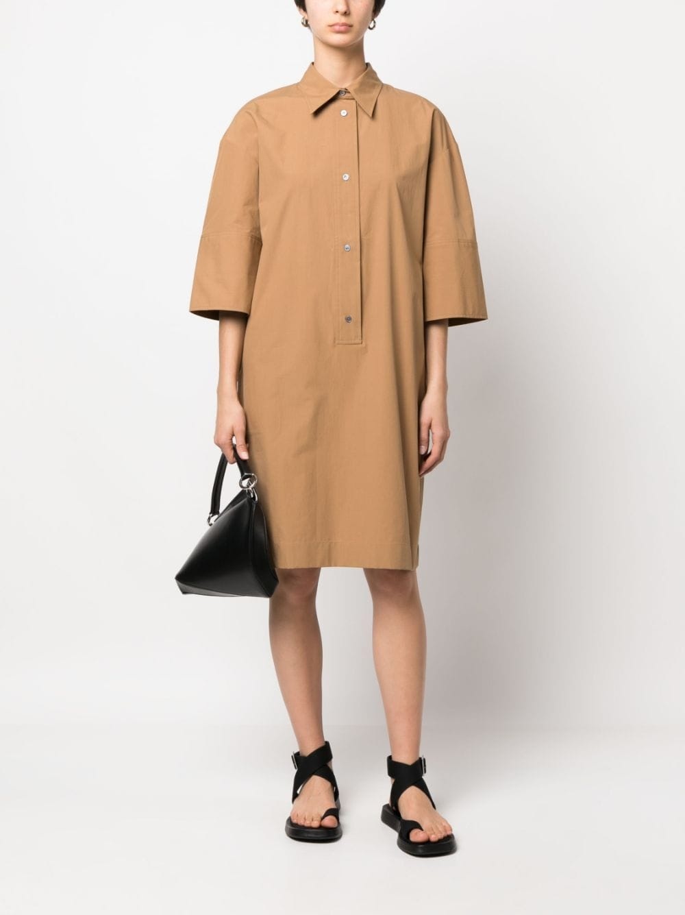 Albion drop-shoulder shirt dress - 2