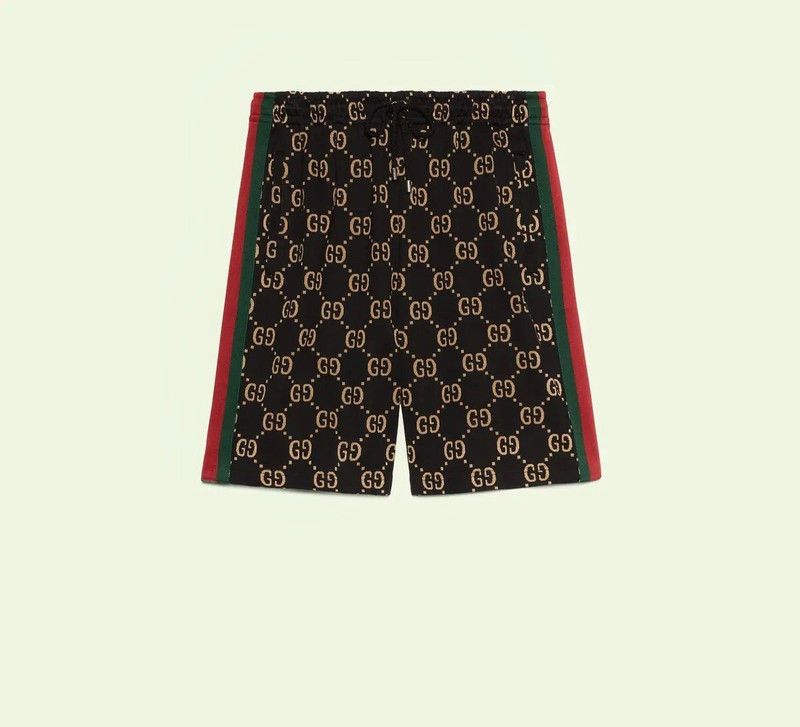 Gucci GG Jersey Cotton Jogging Shorts 1