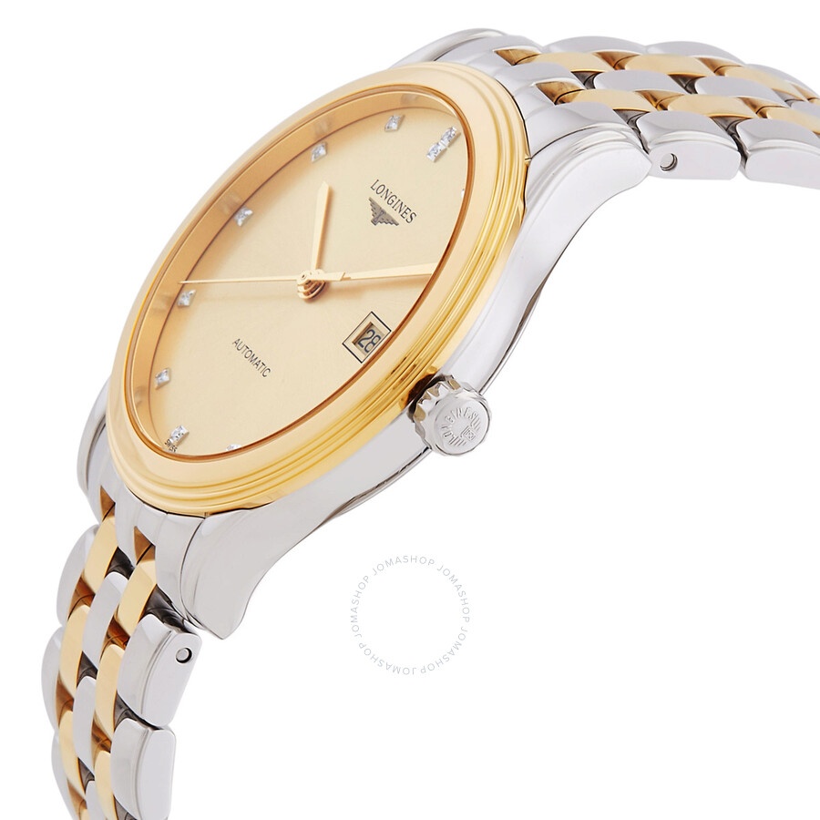 Longines Flagship Automatic Diamond Champagne Dial Watch L49843377 - 2