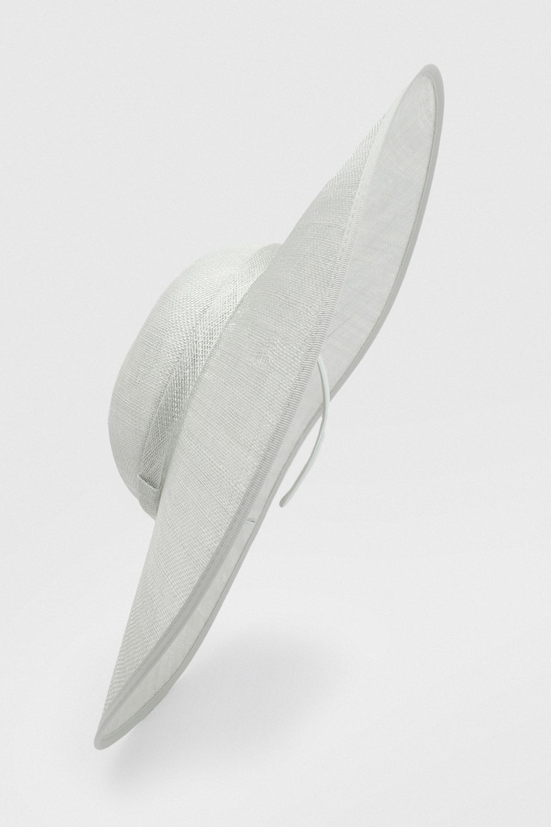 KAREN MILLEN Grosgrain Trim Large Disc Fascinator outlook