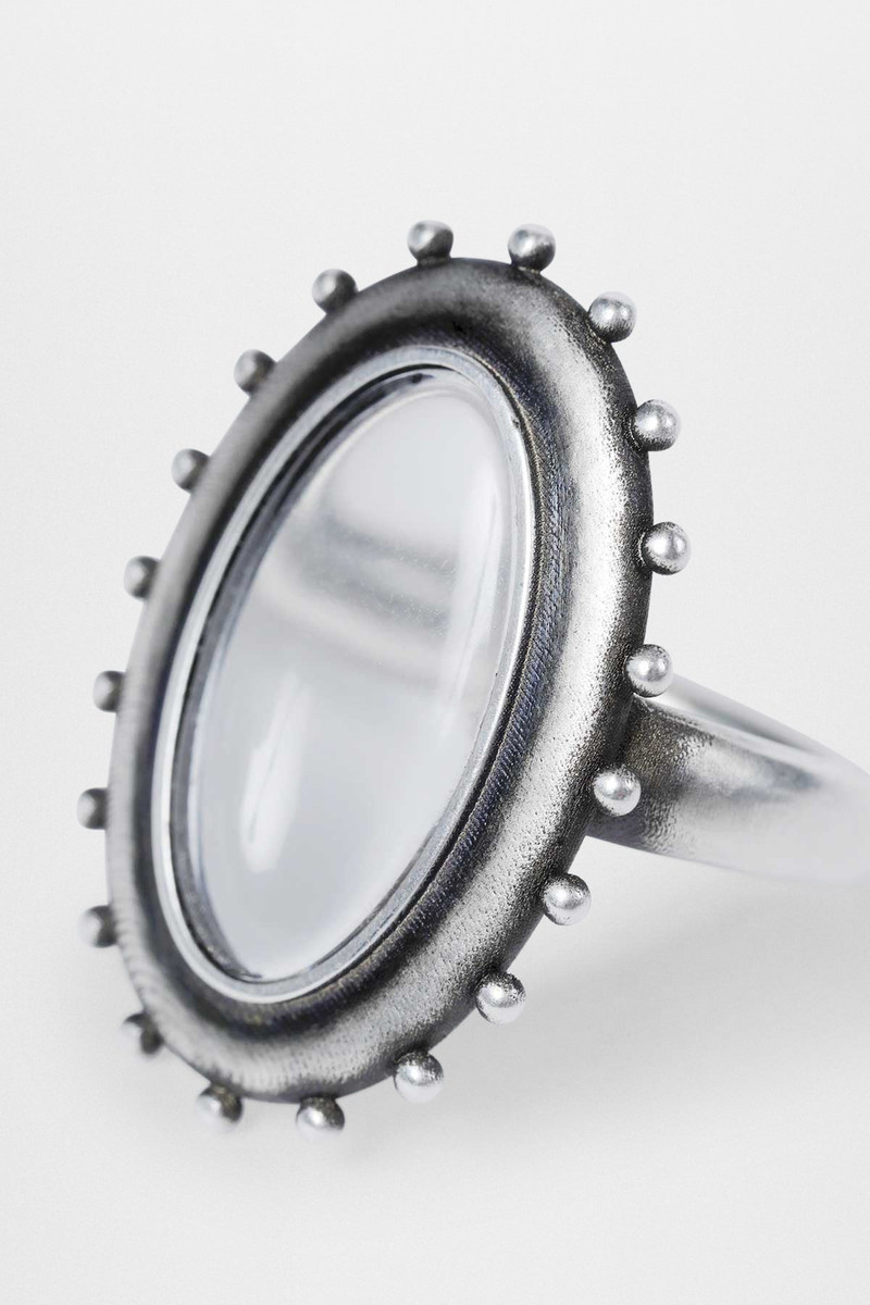 Ann Demeulemeester Tida Cabochon Ring outlook