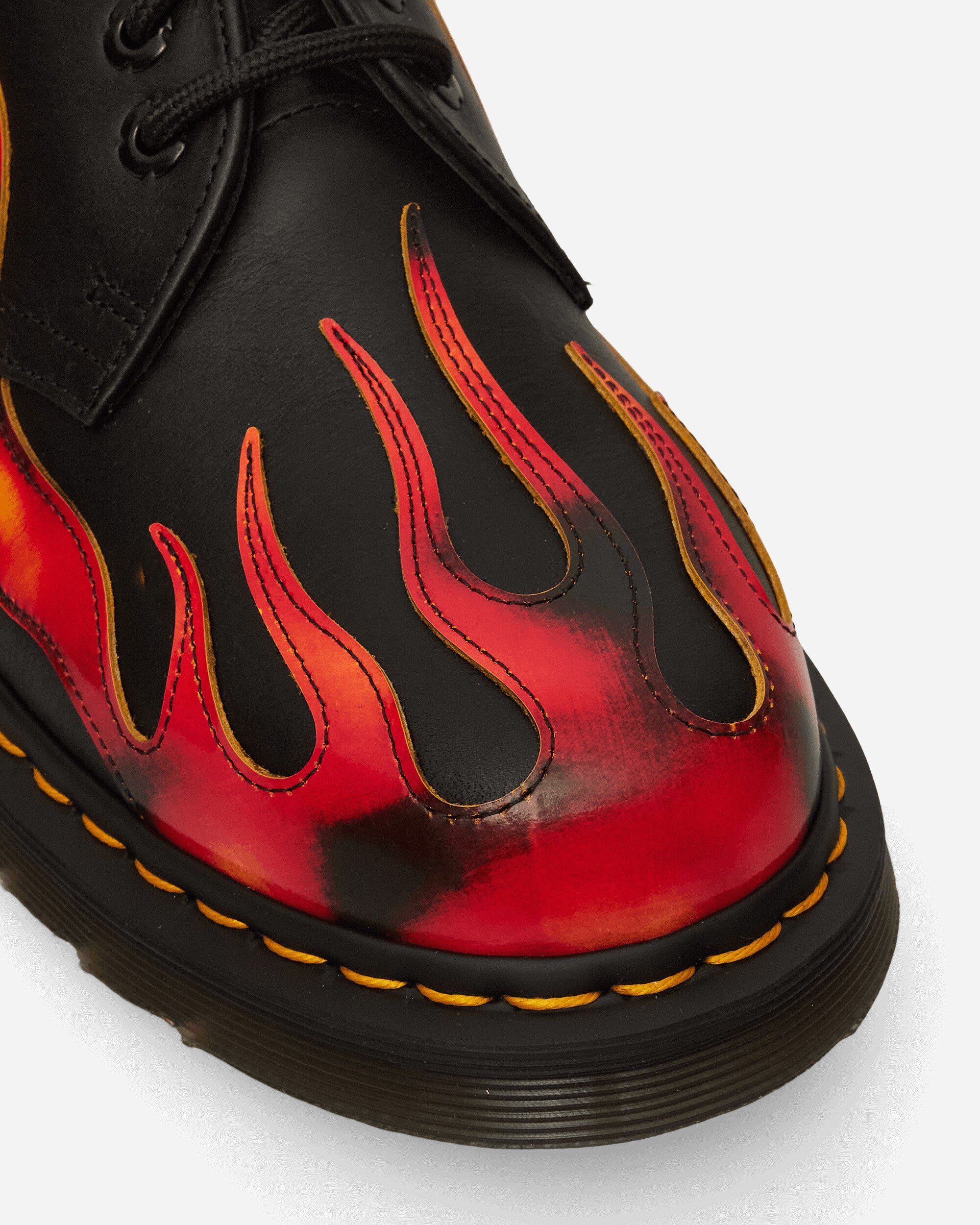 1461 Flame Shoes Black / Vibrant Red - 6