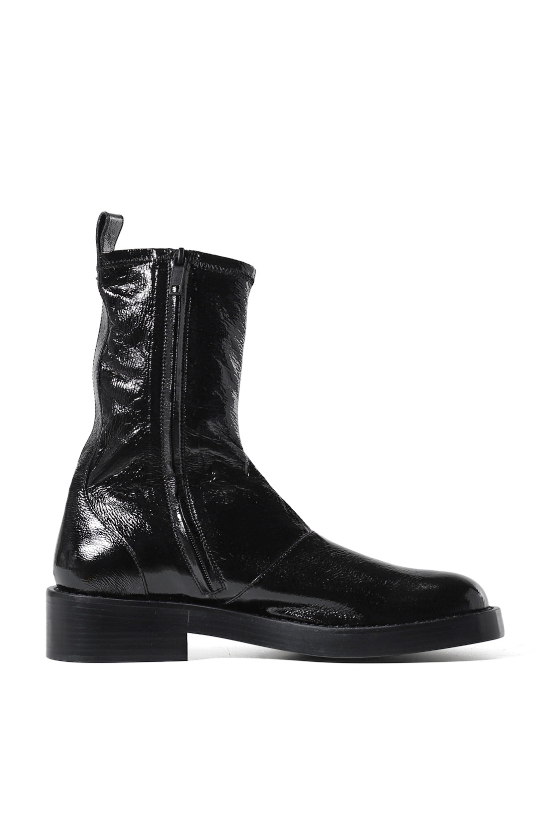 STRECH "VINYL" BOOTS / BLK - 2