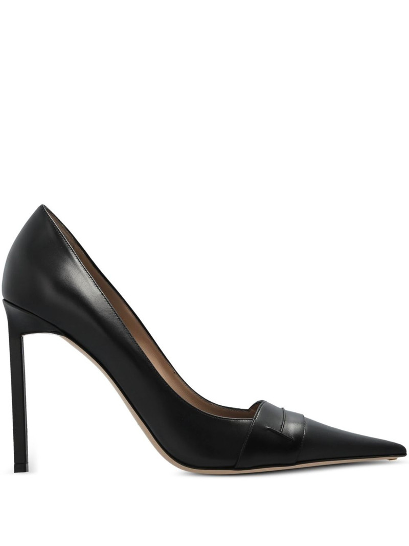 110mm Eva pointed-toe leather pumps 1