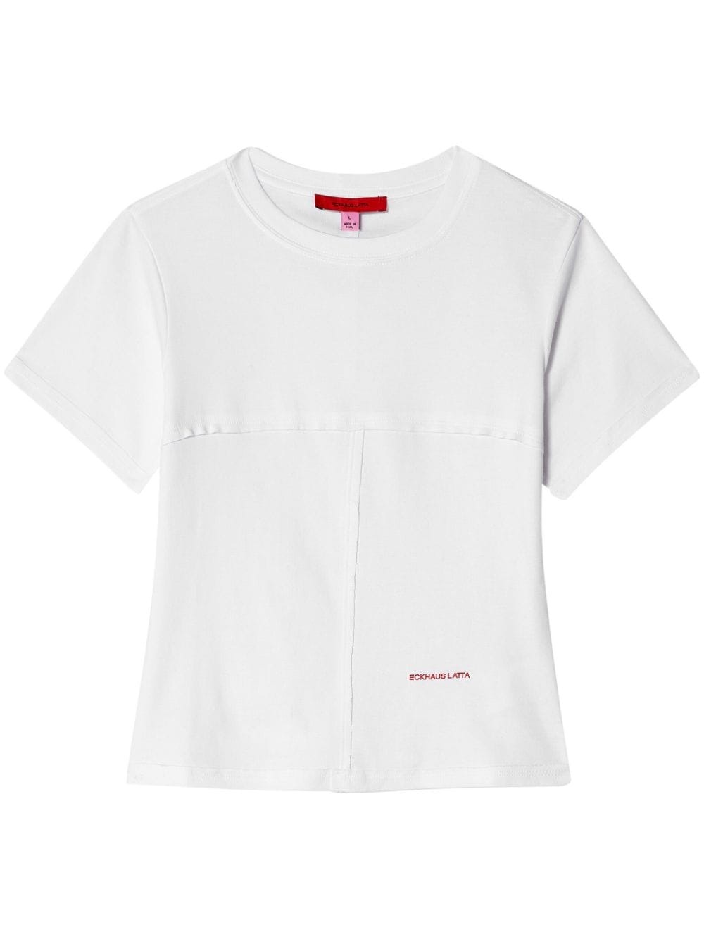ECKHAUS LATTA Lapped baby tee | REVERSIBLE
