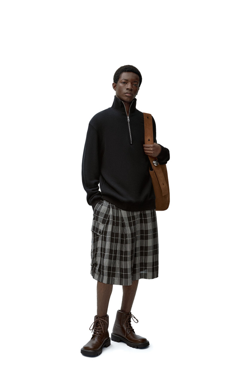 Loewe Zip-up sweatshirt in cotton and cashmere outlook