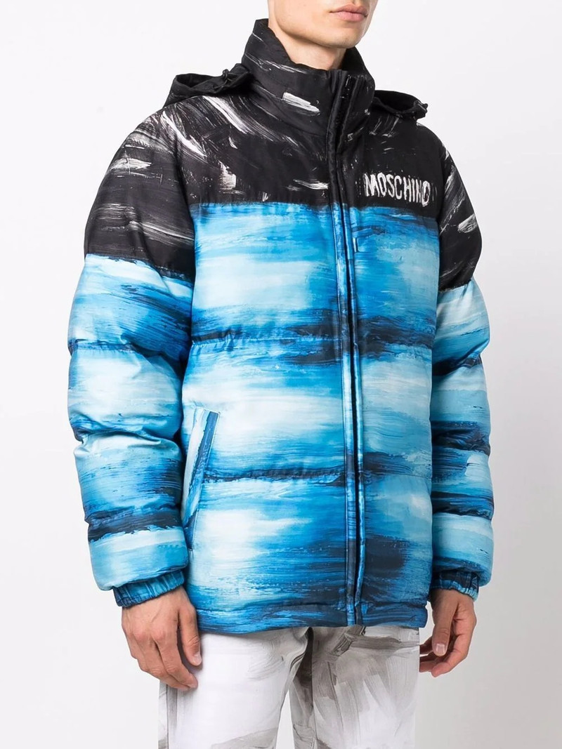 faded-effect logo coat 3