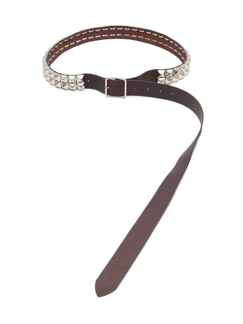 UNDERCOVER studded leather belt outlook