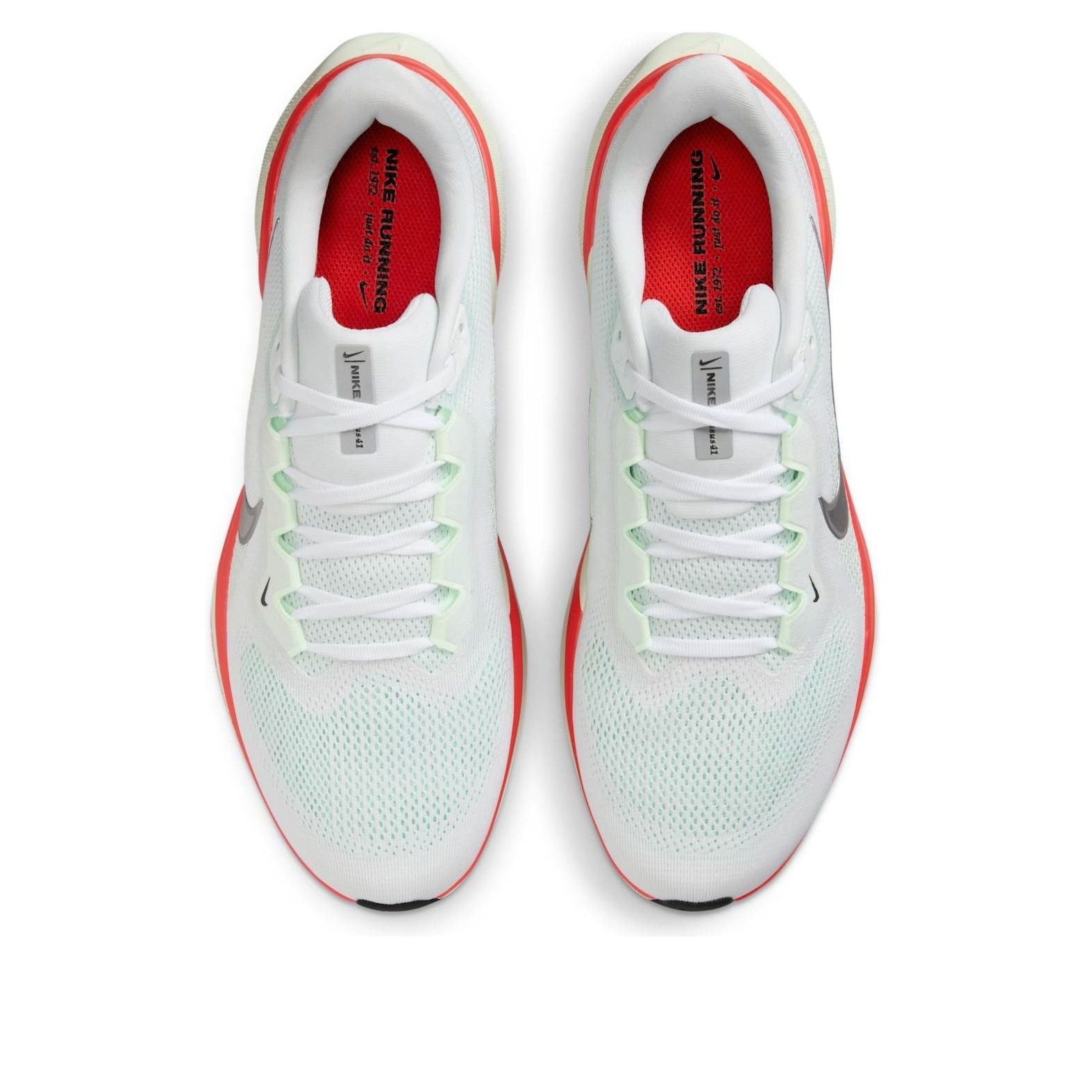 Nike Air Zoom Pegasus 41 'White Silver Barely Green Bright Crimson' FD2722-115 - 4