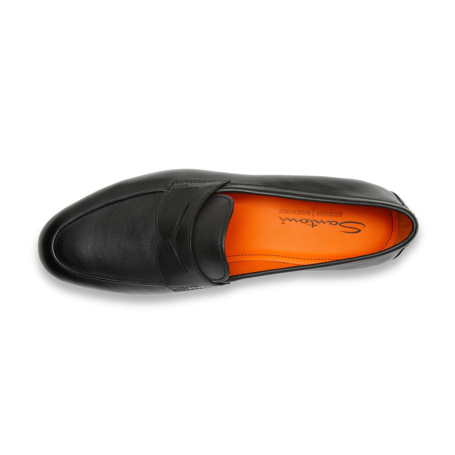 Men's black leather Carlo loafer - 5