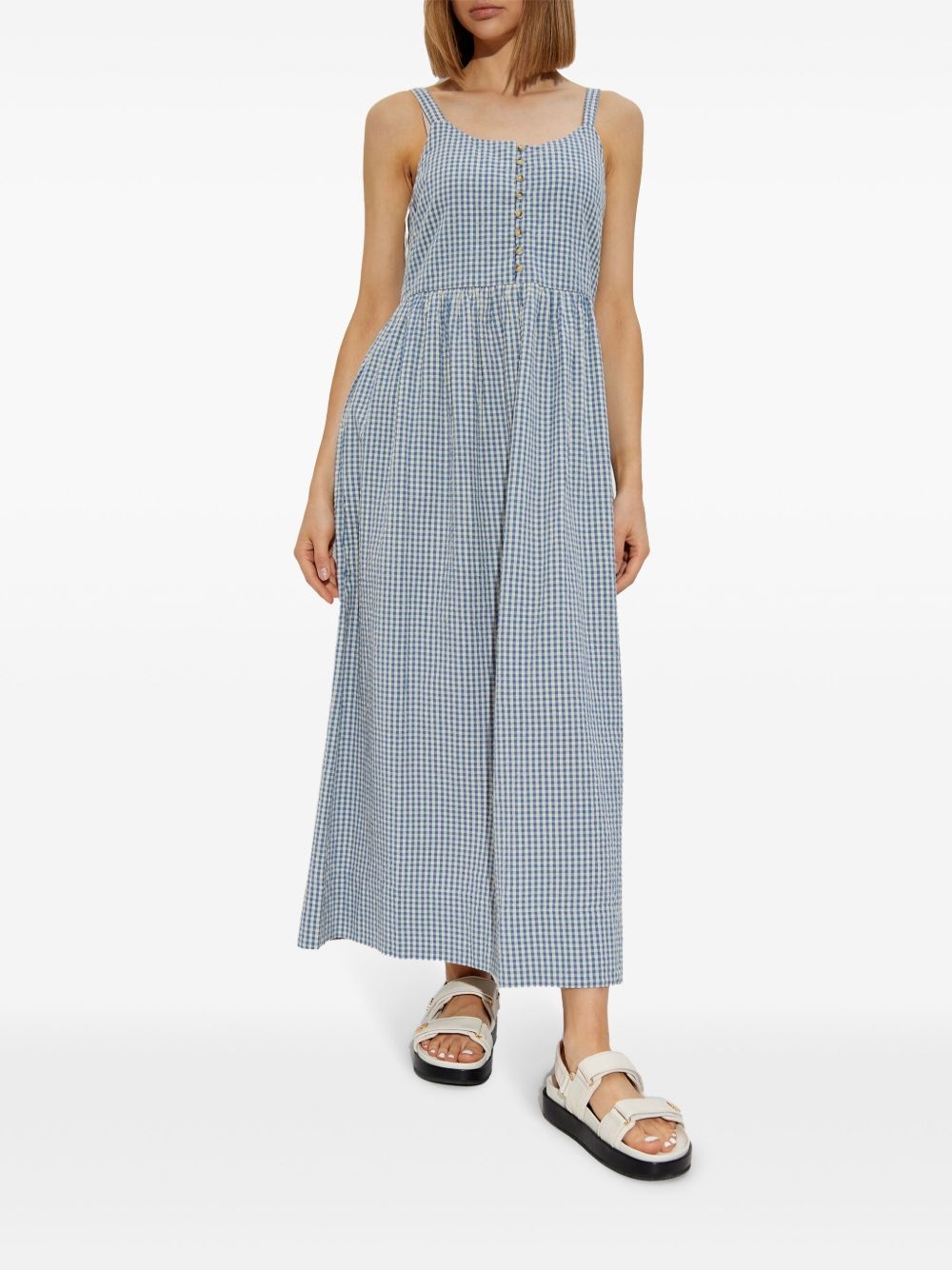 flared maxi dress - 3