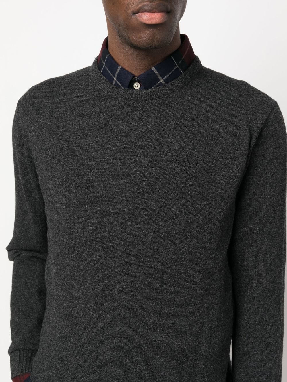 crew neck wool jumper - 6