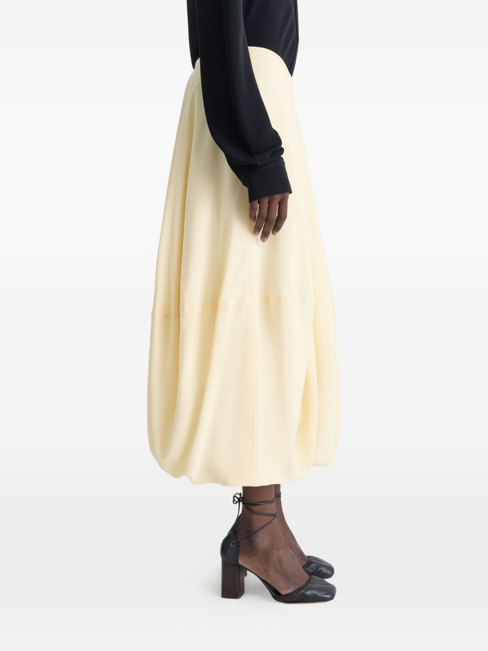balloon midi skirt - 4