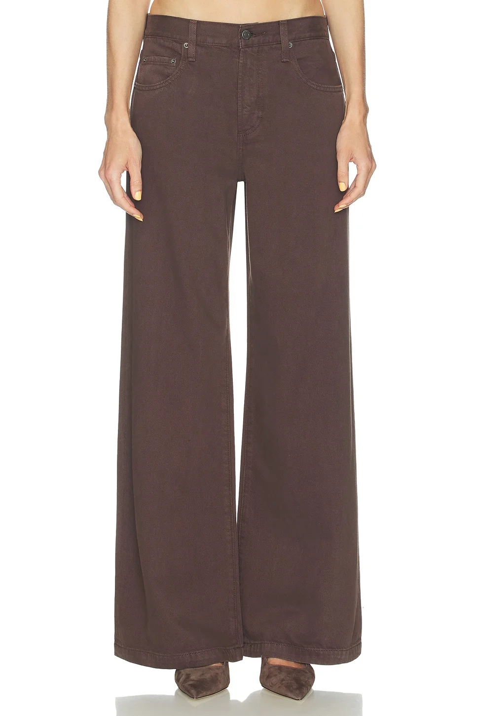 Jadyn Low Slung Palazzo Jeans - 1