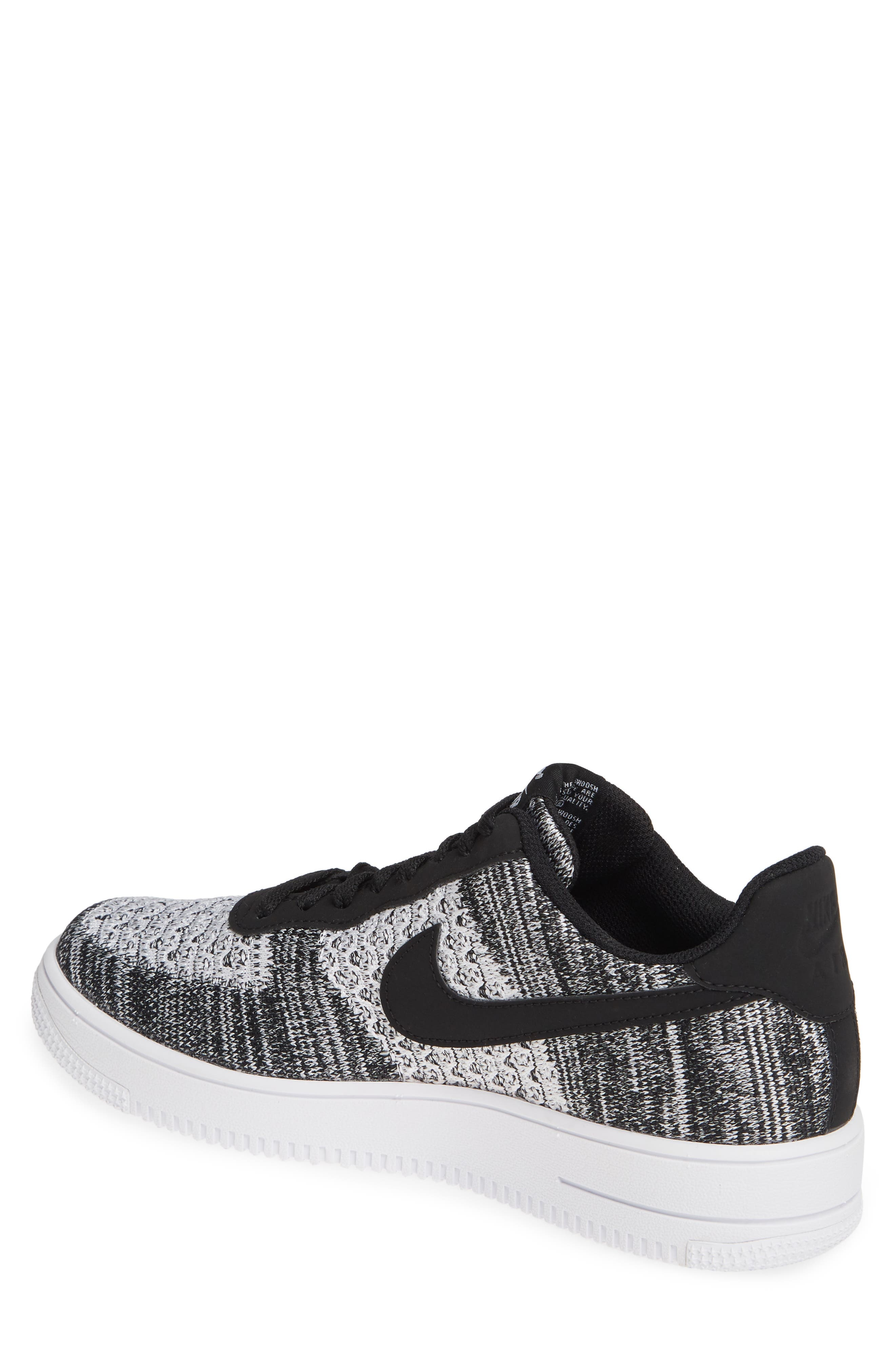 Nike Air Force 1 Flyknit 2.0 Basketball Sneaker in 001 Black/prpltm at Nordstrom - 2