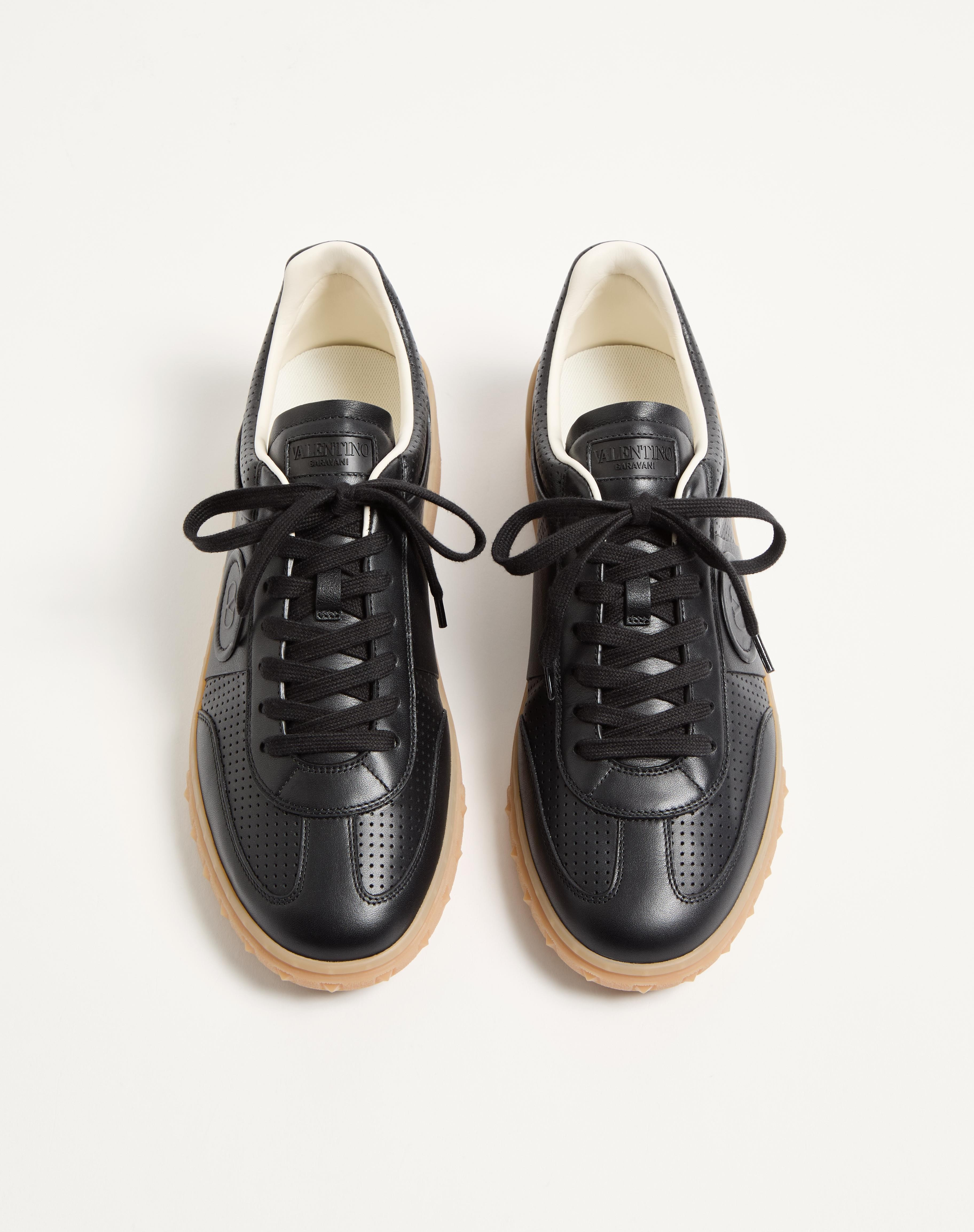 UPVILLAGE LOW-TOP SNEAKER IN PERFORATED NAPPA LEATHER - 6