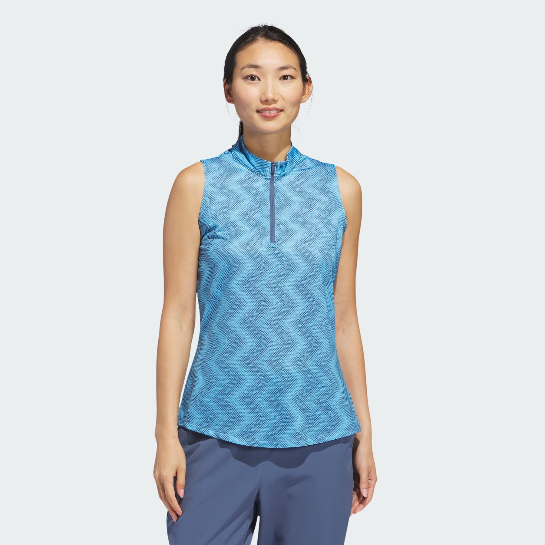 Ultimate365 Ottoman Printed Sleeveless Polo Shirt - 2