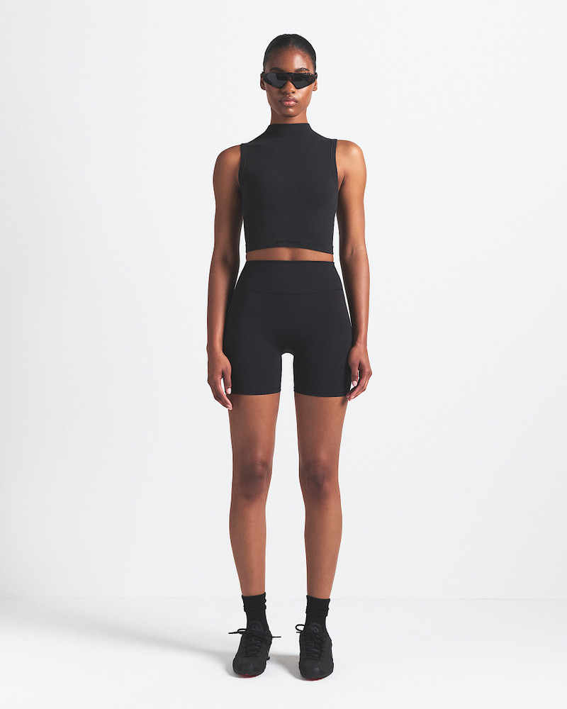 NikeSKIMS Vintage Seamless Women's Mock-Neck Long-Line Bra 1