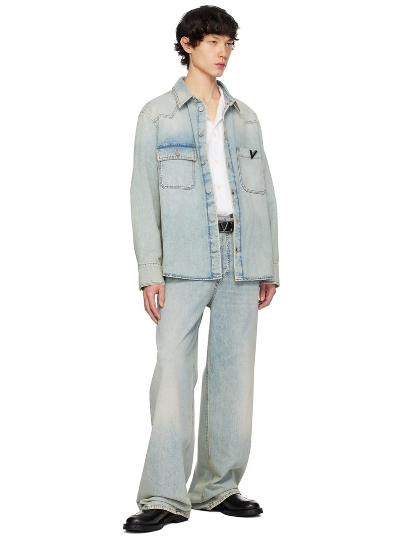 Blue Creased Jeans 5