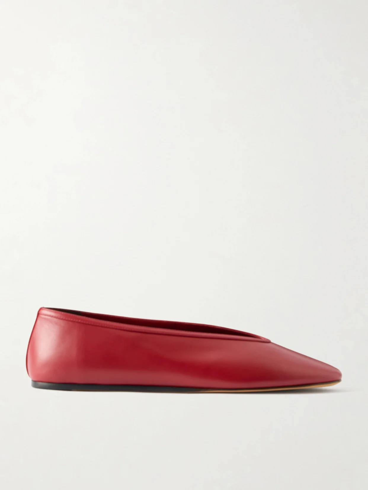 Luna Leather Ballet Flats - 1