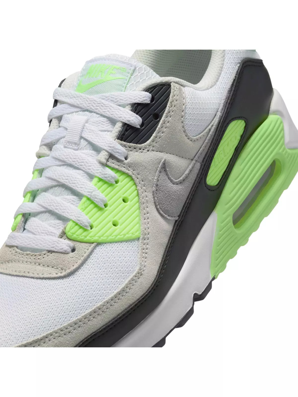 Air Max 90 "White/Light Bone/Neutral Olive/Cave Stone" Men's Shoe - 7