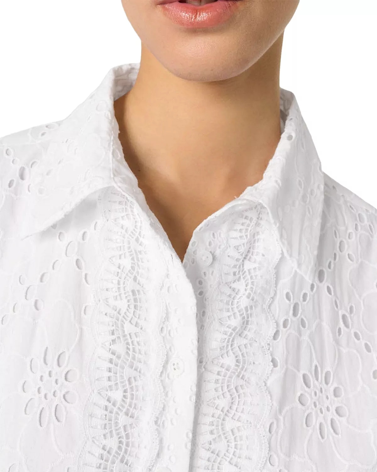 Embroidered Babydoll Dress - 5