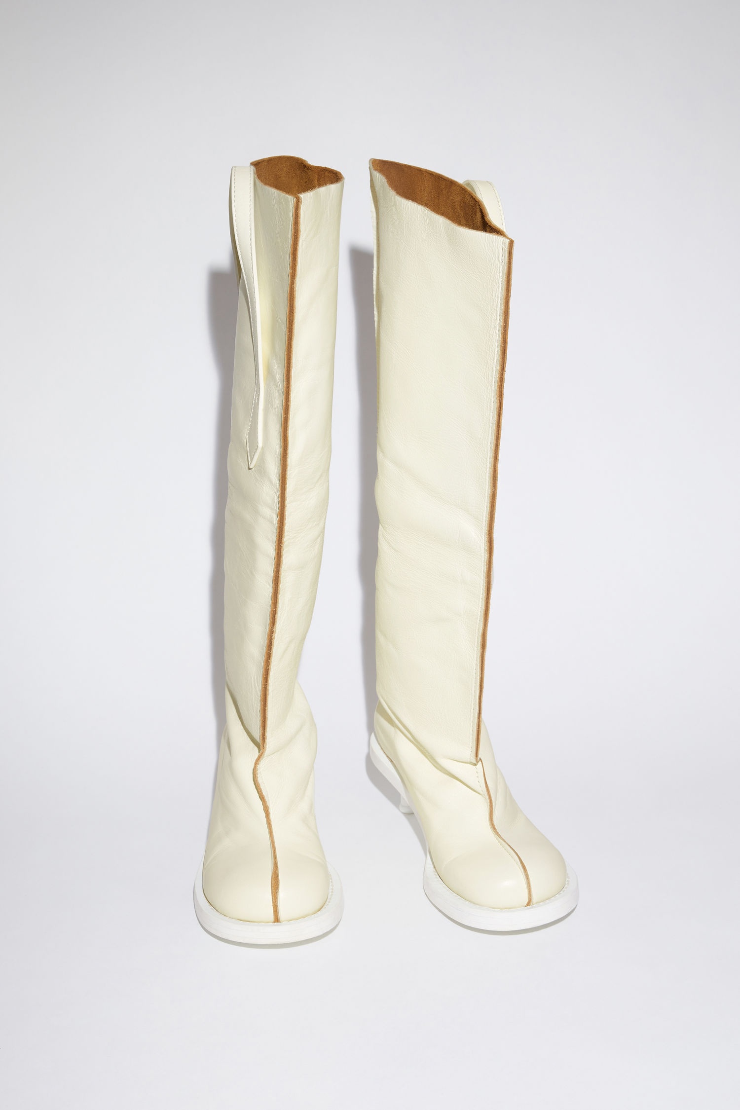 Leather boots - White - 2