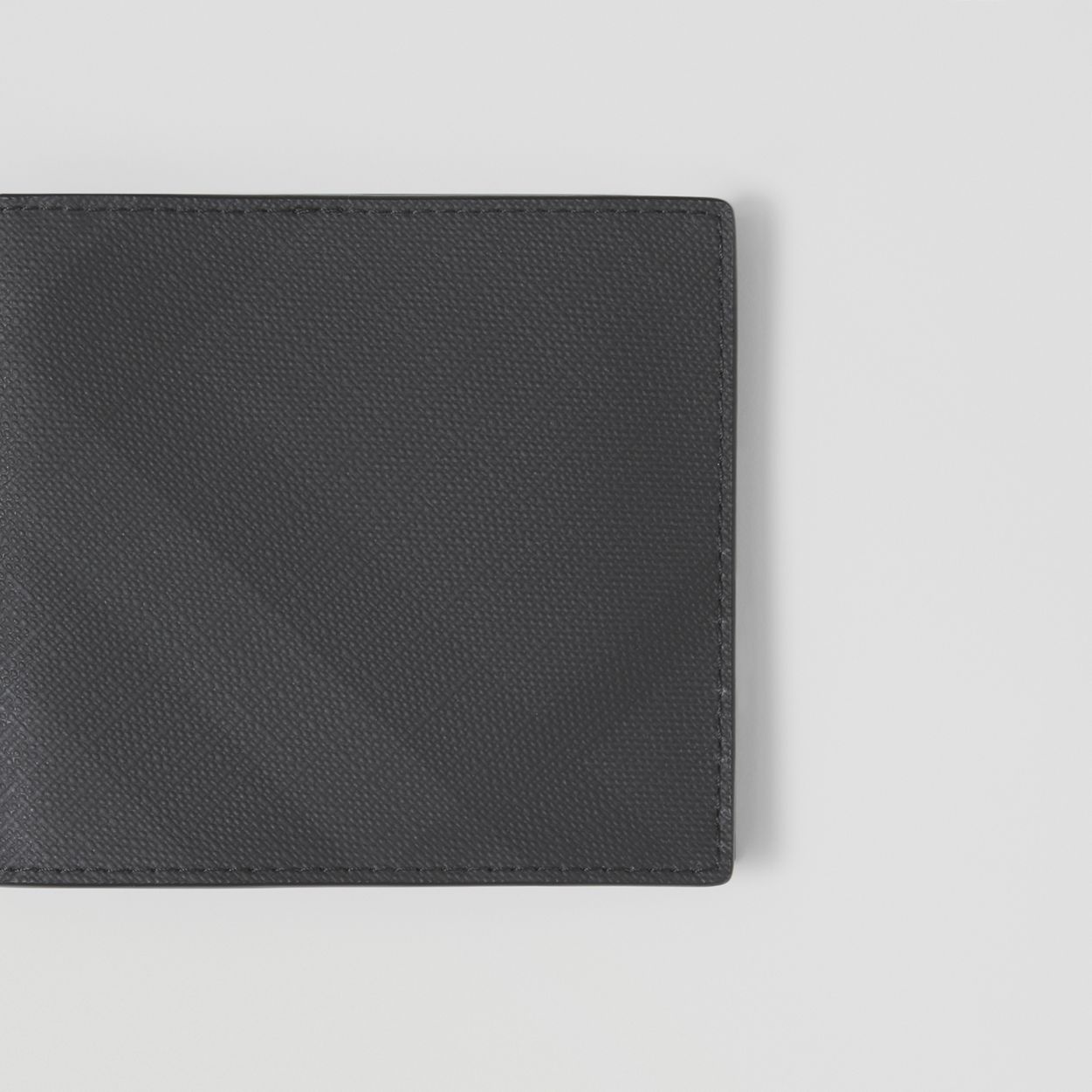 London Check and Leather International Bifold Wallet - 3