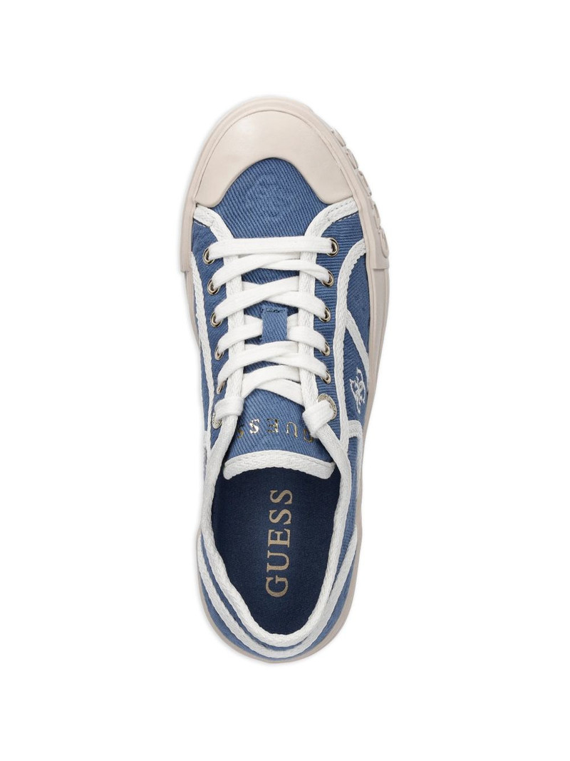 Issah piped-trim sneakers 4