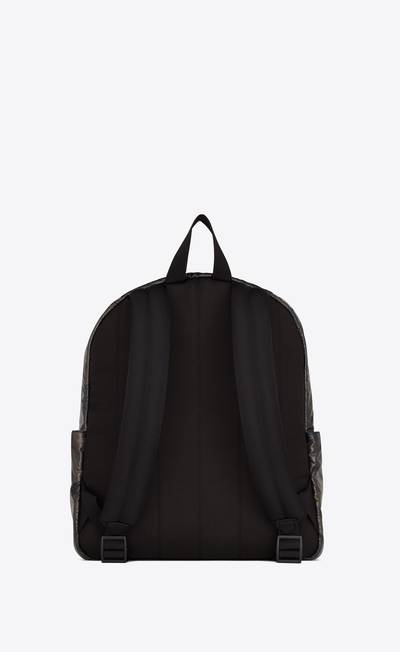 SAINT LAURENT nuxx backpack in camo-print nylon outlook