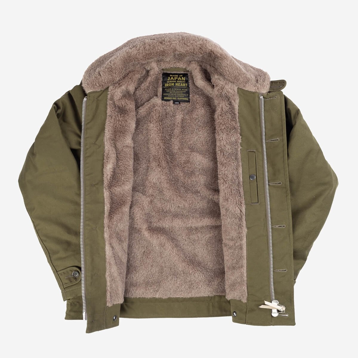 IHM-35-ODG Whipcord N1 Deck Jacket - Olive Drab Green - 6