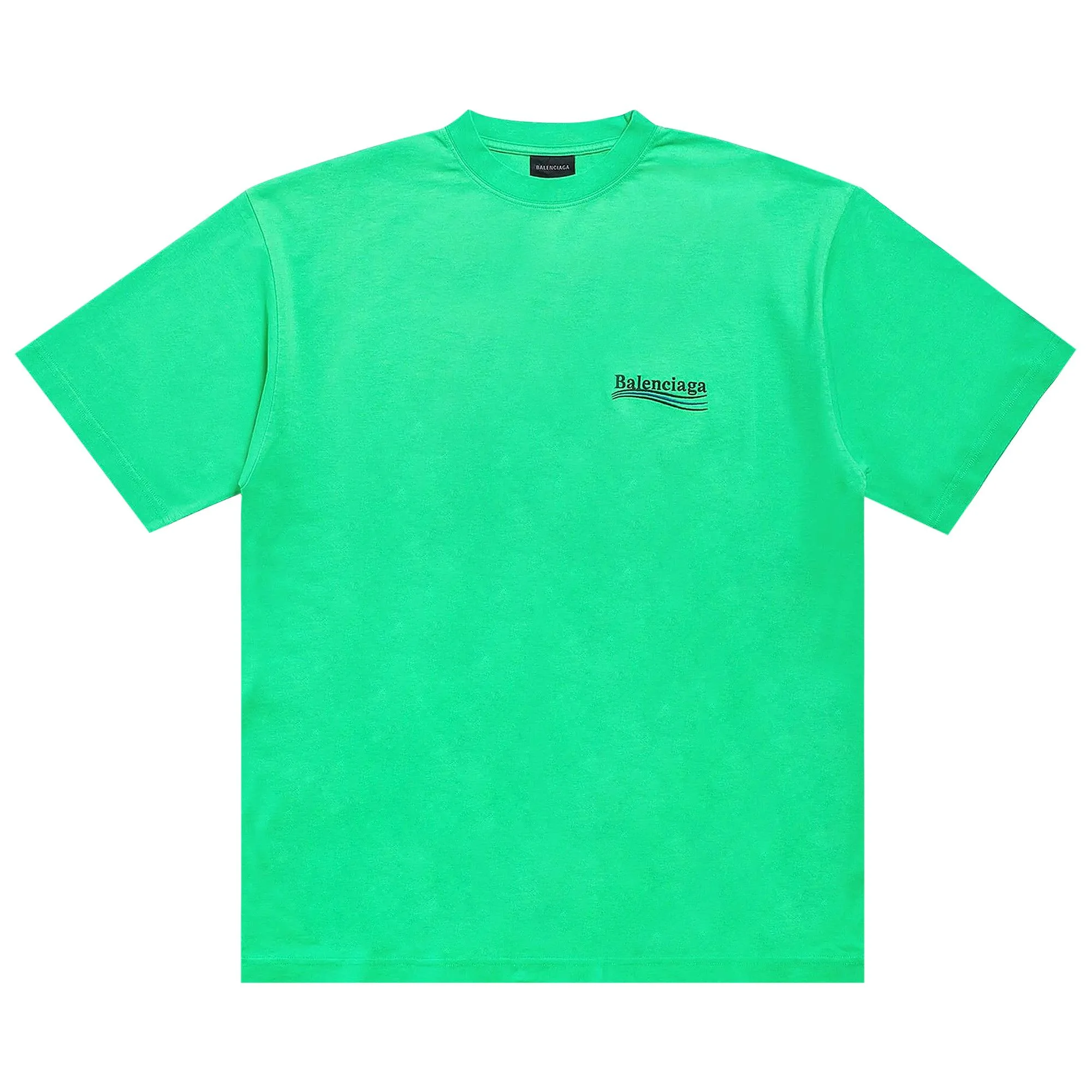 Balenciaga Political Campaign T-Shirt 'Green' - 1