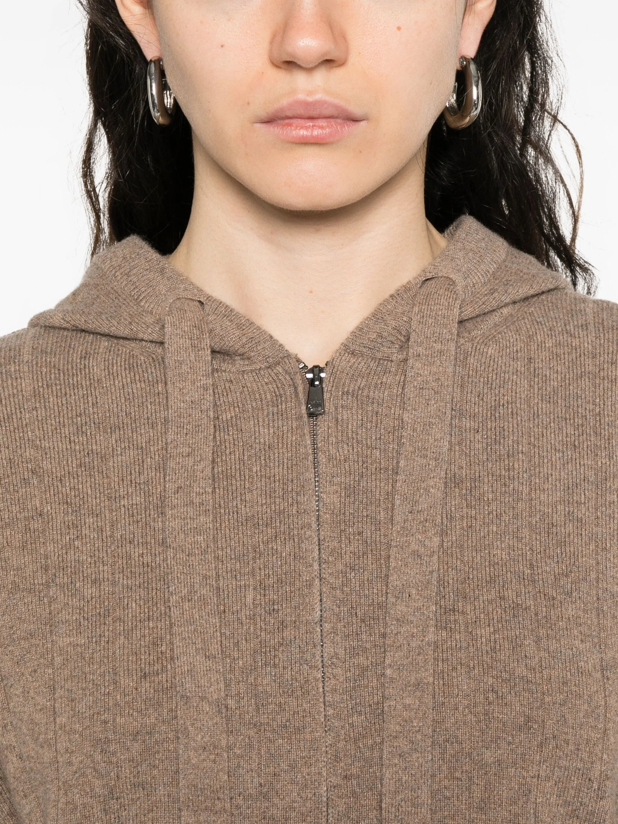 Max Mara Hooded Zip-up Cardigan - 4