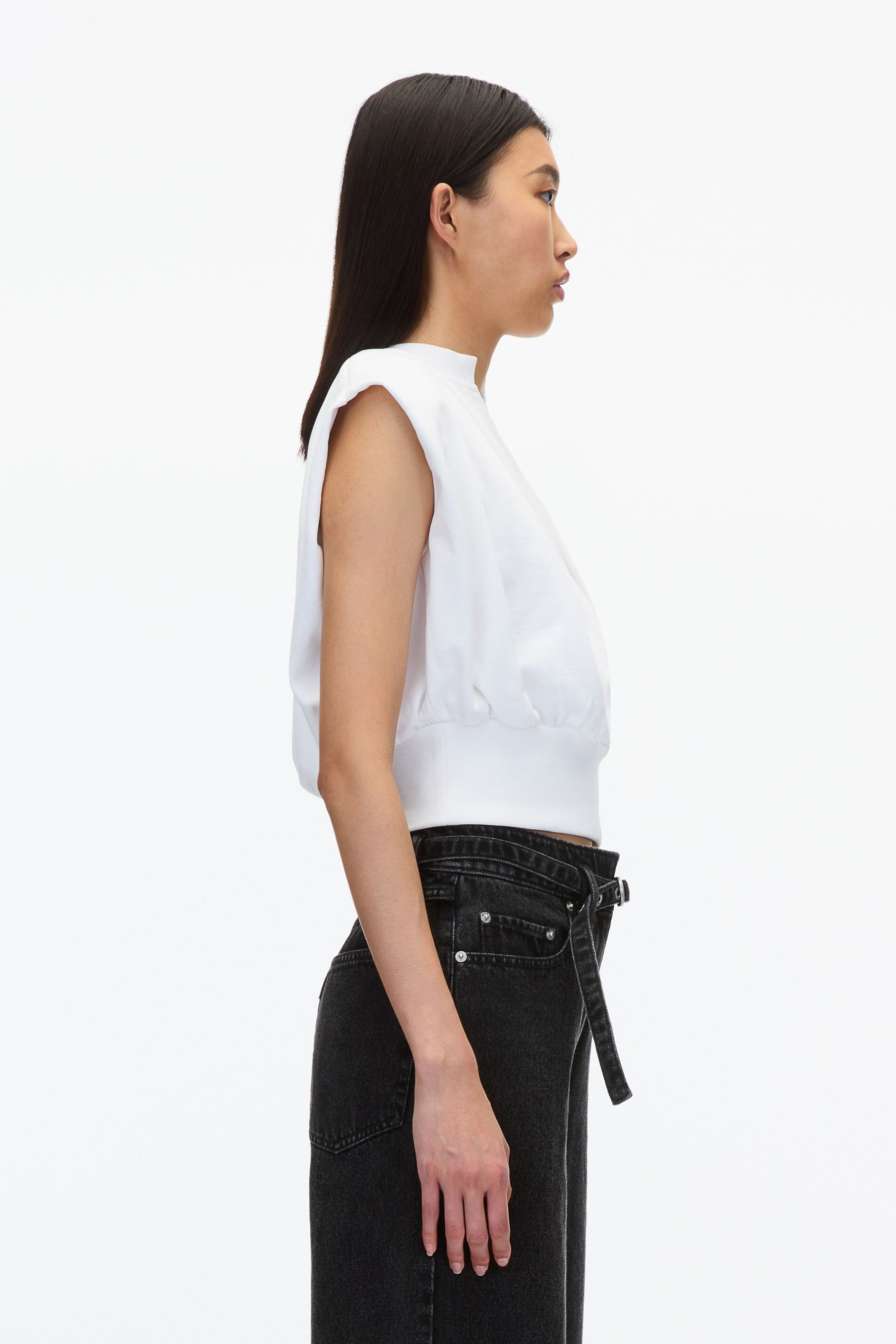 Sleeveless French Terry Top - 3