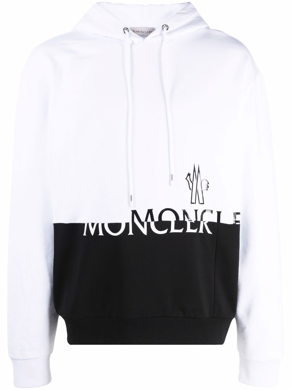 logo-print hoodie - 1