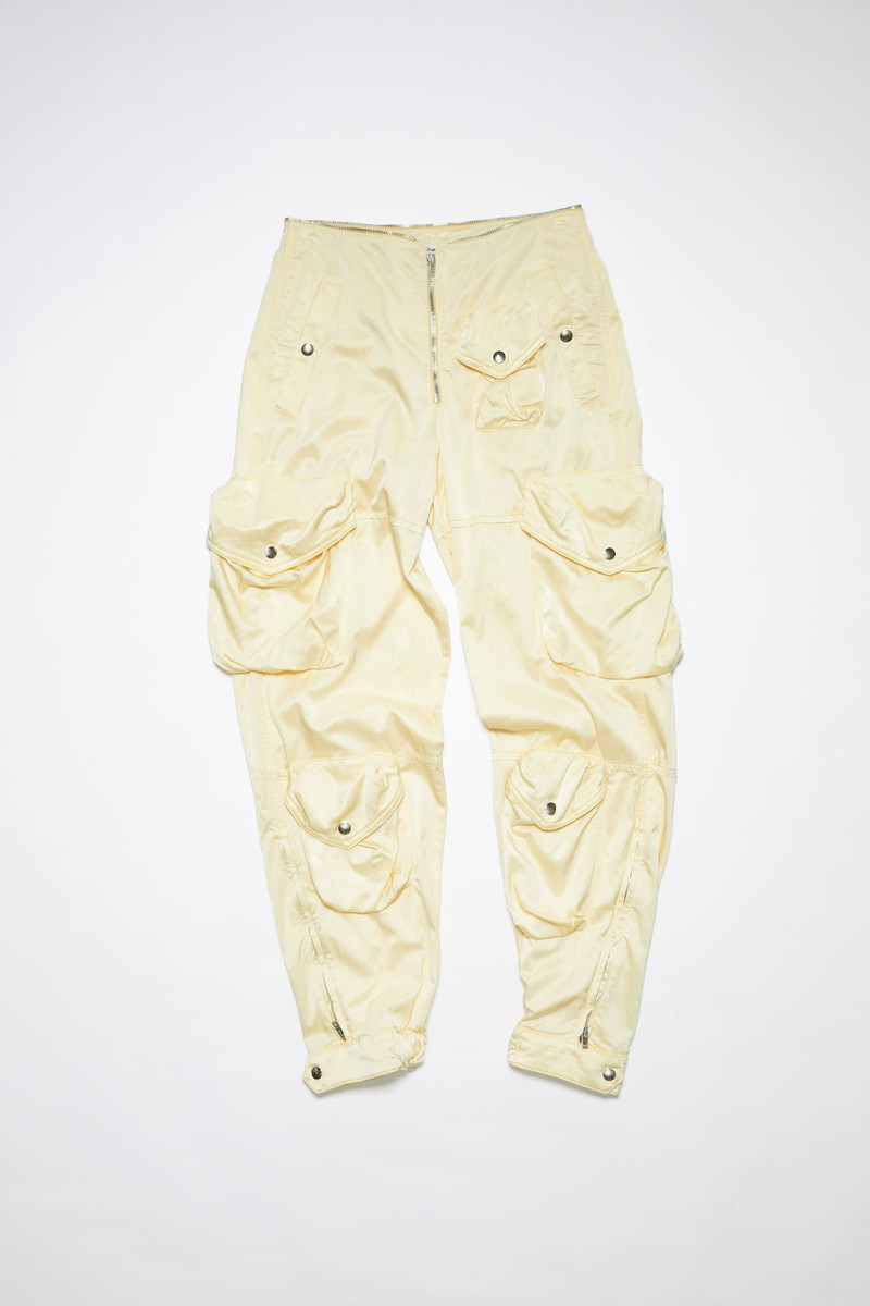 Casual trousers - Pale yellow - 1